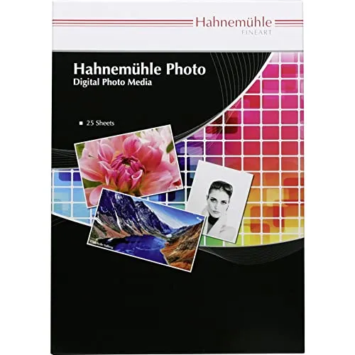 Hahnemühle Photo Pearl Papier, 310 g/m², DIN A3 - Hochwertiges Fotopapier für brillante Druckergebnisse. 25 Blatt in DIN A3 (297 x 420 mm) mit glatter, perlglänzender Oberfläche – perfekt für professionelle Fotoprints.