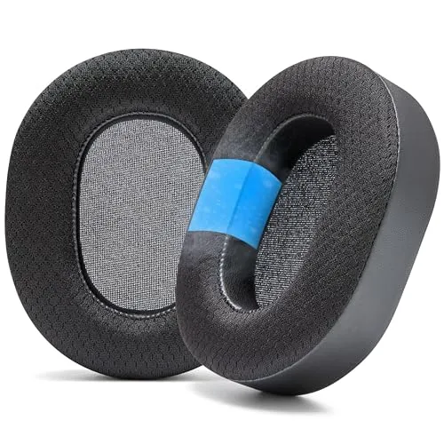 WC Freeze Blackshark V2 Pro 2023 – Kühlende Gel-Ohrpolster von Wicked Cushions (passt Nicht auf das alte Blackshark V2 Pro) – Mehr Komfort, Dicke und Schallisolierung für episches Gaming | Black