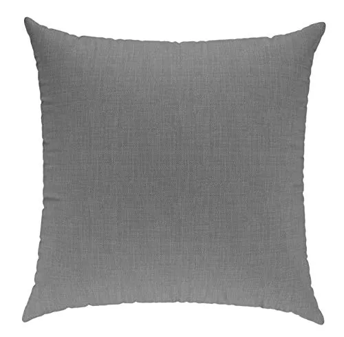 sunnypillow Palettenkissen mit abnehmbarem Bezug Kaltschaum Palettenauflage Palettenpolster Palettensofa Sitzkissen Rückenlehne Indoor Outdoor Kissen 40x40cm Grau