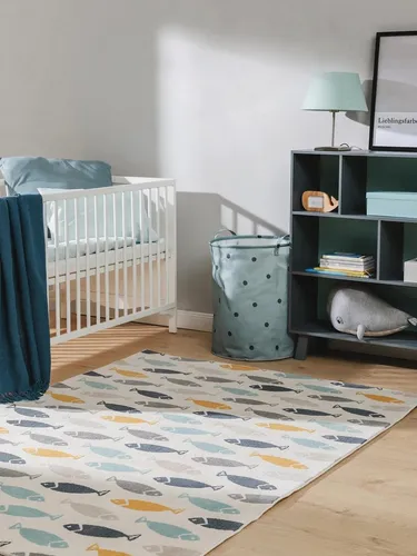 Lytte Kinderteppich Fabius Multicolor 120x170 cm – Bunter Teppich für das Kinderzimmer - Der Lytte Kinderteppich Fabius bringt Farbe ins Kinderzimmer und sorgt für Gemütlichkeit. Ideal zum Spielen und Entspannen, fügt er sich harmonisch in dein Zuhause ein.