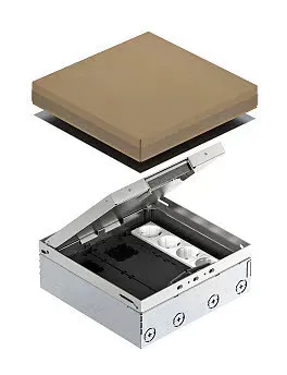Produktbild OBO Bettermann UDHOME9 2V GB V Geräteeinsatz komplett (7427300)