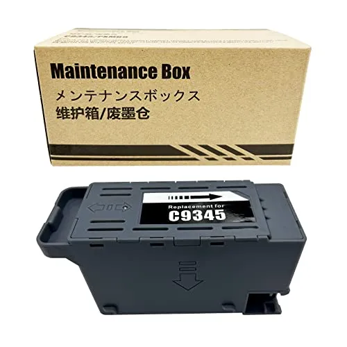 COCADEEX Wiederaufbereitete Tinte Wartungsbox für C9345 oder C12C934591, funktioniert mit ET-5800 ET-5850 ET-5880 ET-16600 ET-16650 ST-C8000 L15150 L15160 WF-7820 WF-7820 WF-7840 Drucker