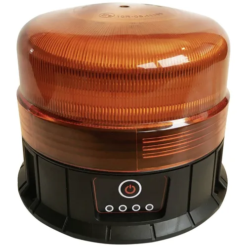 BergerundSchröter Warnleuchte mit 360° LED - Begrenzung & Markierung - ECE-zertifizierte Rundumkennleuchte mit flexibler Magnetbefestigung und bis zu 5 Stunden Akkulaufzeit für maximale Sicherheit im Straßenverkehr.