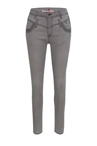 Buena Vista Stretch Denim Grey Jeans für Damen von Buena Vista