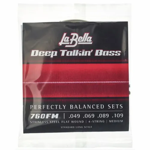 La Bella 227550 760FM Flatwound 049/109 E-Bass-Saiten
