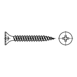 ART 89151 Schnellbauschraube Stahl 4,2 x 55 -H phosphatiert FS, 500 Stück