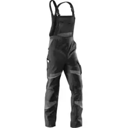 Kübler Activiq Latzhose 3250 schwarz/anthrazit 54 - Arbeitshose mit ergonomischer Linienführung für optimale Bewegungsfreiheit, ausgestattet mit CORDURA Knieschutztaschen und vielen praktischen Taschen für Handwerk und Bau.