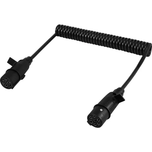 SecoRüt ECO21-136 Verbindungskabel 7-polig Typ N - 7-polige Wendeleitung Typ N ISO 1185 24V, 3,5 m - zuverlässige Verbindung für Nutzfahrzeuge, ideal für Anhänger und robuste Anwendungen.