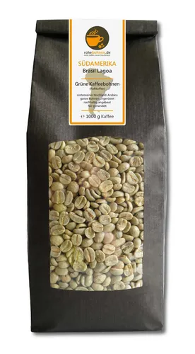 Rohkaffee - Grüner Kaffee Brasil Lagoa (grüne Kaffeebohnen 1000g)