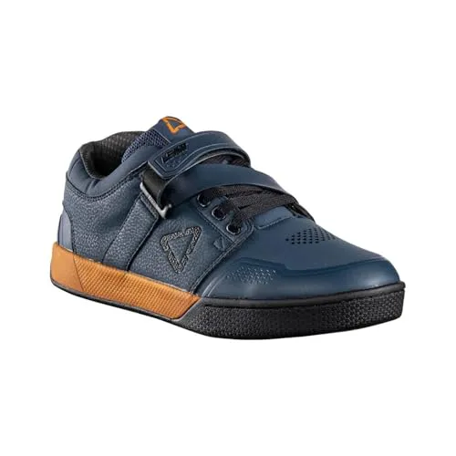 Leatt 4.0 SPD Klickpedalschuh - Rost/Grau/Orange, Größe 40 - Fahrradschuhe mit ClipGrip-Sohle für optimalen Grip und Knöchelschutz. Ideal für Enduro- und All-Mountain-Fahrer, wasserabweisend und pflegeleicht.