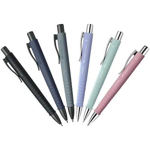 Faber-Castell Kugelschreiber Poly Ball XB 6er SET von Faber-Castell