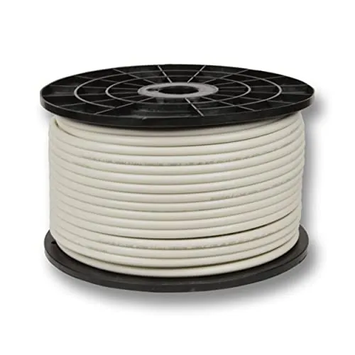 PremiumX Profi PRO 100m Koaxial Kabel 135dB - HiFi-Kabel mit 5-facher Abschirmung, reinem Kupfer-Innenleiter für optimale Signalübertragung und UV-Beständigkeit, ideal für professionelle Anwendungen.
