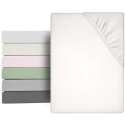 Beautex Spannbettlaken Mikrofaser Spannbetttuch Bettlaken, Premium Mikrofaser, Größe und, Microfaser, Gummizug: rundum, (1 Stück) beige 140 cm x 200 cm