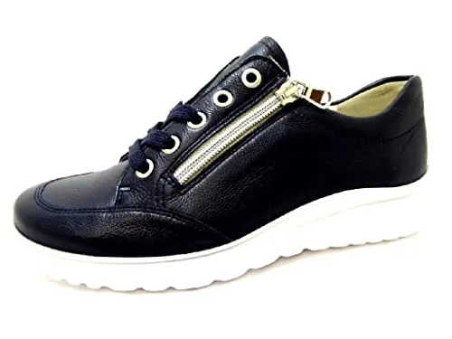 Semler Damen Lena Sneaker, Ocean, 40 2/3 EU Weit - Damen-Sneaker mit Komfort und variofußbett für optimalen Tragekomfort beim Laufen.