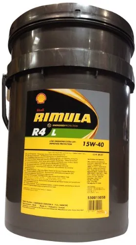 Shell Motoröl Rimula R4 L 15W-40 in weiß von Shell