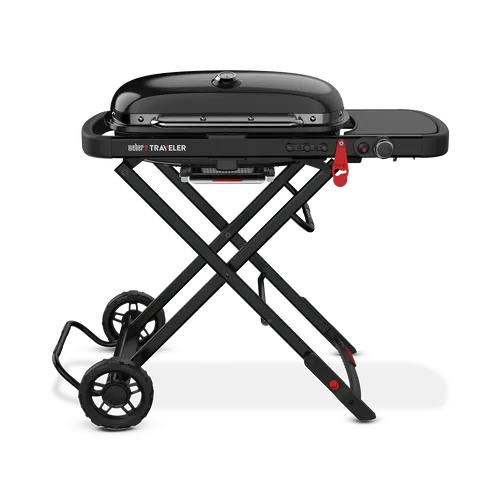 Gasgrill Traveler Stealth schwarz, zusammenklappbar von Weber