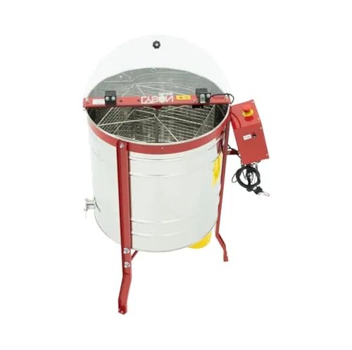 Waben Honigschleuder mit Elektroantrieb und Autobatterie Anschluss für Zander Deutsch Normal Dadant US 4