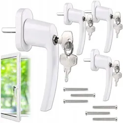KRUMAD Abschließbarer Fenstergriff Set 4