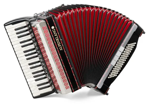 Alpenklang Pro Akkordeon IV 96 M Schwarz