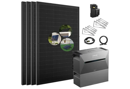 SolarMars Balkonkraftwerk mit Speicher 2000W Anker Solix