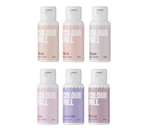 COLOUR MILL Lebensmittelfarben Set – 6 x 20 ml von COLOUR MILL