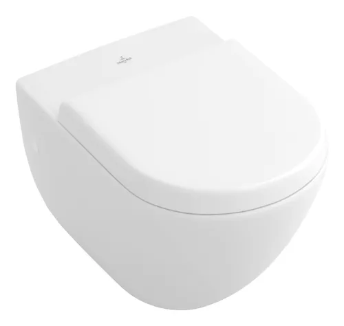 Villeroy & Boch Subway Wandflachspül WC 66031001 - Sanitäranlagen & Zubehör: Wandhängendes Flachspül-WC in elegantem Weiß, ideal für moderne Bäder, mit verdeckter Befestigung und 6 Liter Spülmenge.