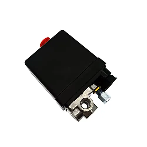 Druckschalter für Kompressor Solnoa, Kompressor Druckschalter, Kompressoröl Kolbenkompressor 230v(Kunststoff und Aluminium)