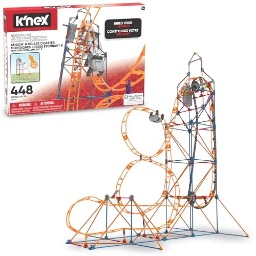 K'NEX 80216 Amazin' 8 Achterbahn-Baukasten