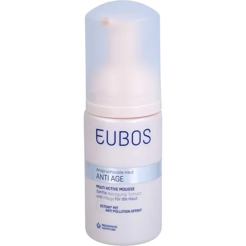 EUBOS ANTI AGE MULTI ACTIVE MOUSSE 100 ml - Medizinische Hautpflege mit Anti-Aging-Effekt, revitalisierender Schaum für strahlende Haut, ideal für die tägliche Anwendung.