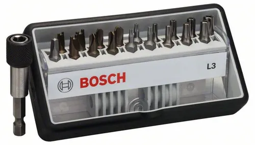Bosch Schrauberbit-Set Robust Line L Extra-Hart 18 + 1-teilig
