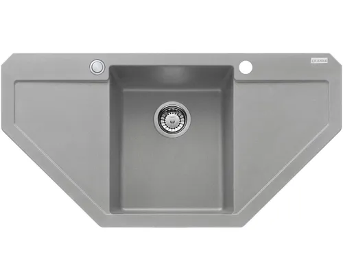 Franke Maris MRG 612-E Steingrau Granitspüle mit Exzenterbetätigung - Küchenspülen & Spülbecken – Elegante Granitspüle in Steingrau mit praktischer Abtropffläche und einfacher Exzenterbetätigung für mehr Komfort in der Küche.