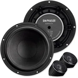 EMPHASER ECP-G6 – 16,5 cm Auto Lautsprecher Set - Car-HiFi-Lautsprecher mit 100 Watt RMS, warm klingendem Sound und einfacher Montage für beste Klangqualität in Autos und Reisemobilen.