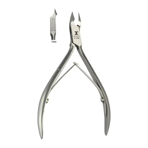 Excellent Solingen Nagelhautzange 11 cm mit 7 mm Schneide - Hochwertige Nagelhautzange für präzises Entfernen von Nagelhaut. Ideal für Maniküre und Pediküre, bietet sie ein professionelles Ergebnis und ist leicht zu transportieren.