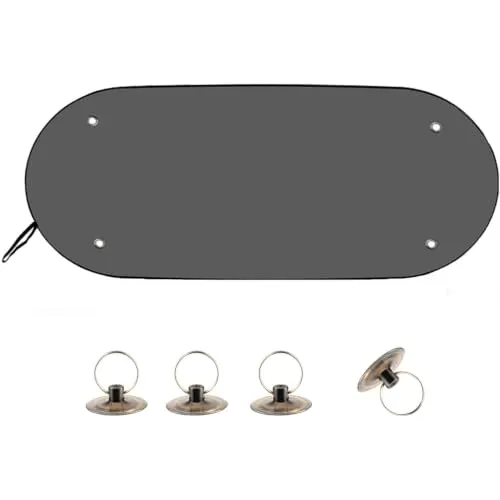 100x50cm Sonnenschutz Heckscheibe Auto, mit 4 Hochleistungs-Saugnäpfen