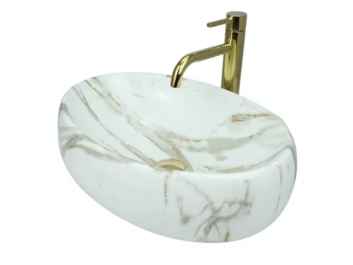 GTM Design Aufsatzwaschbecken LINDA Modern Waschbeckenm