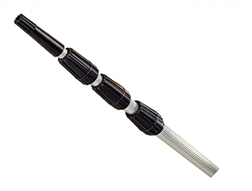 Neustanlo Teleskopstiel XXL - 6 m ausziehbare Teleskopstange - Gerätestiele: Die Neustanlo XXL Teleskopstange erreicht bis zu 6 m und ist ideal für schwer erreichbare Stellen, mit einfachem Verriegelungssystem und robustem Design für vielfältige Anwendungen.