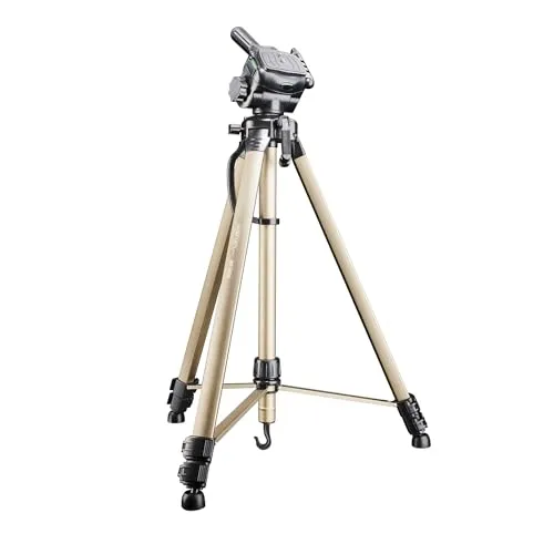 Walimex pro WT-3570 Basic-Stativ 168 cm bronze - Stativ mit 3D-Neiger, perfekt für Fotografen, die vielseitige Einstellmöglichkeiten und eine stabile Basis benötigen.