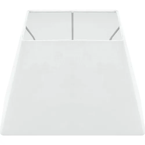 Premium Lampenschirm Stehlampe Hängelampe Trapez Weiß Baumwolle E14/E27 L