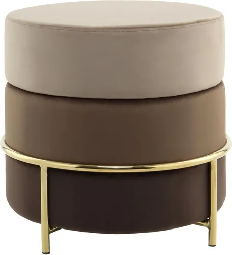 Qiyano Hocker Elanie in Braun von Limaya Interiors GmbH