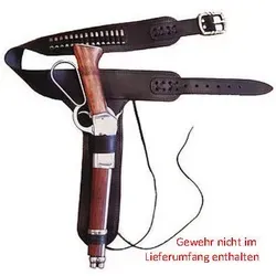 Gewehrgürtel Mare's Leg mit 15 Deko Patronen von Denix