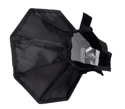 Softbox Oktagon Diffusor 20cm faltbar für Systemblitz