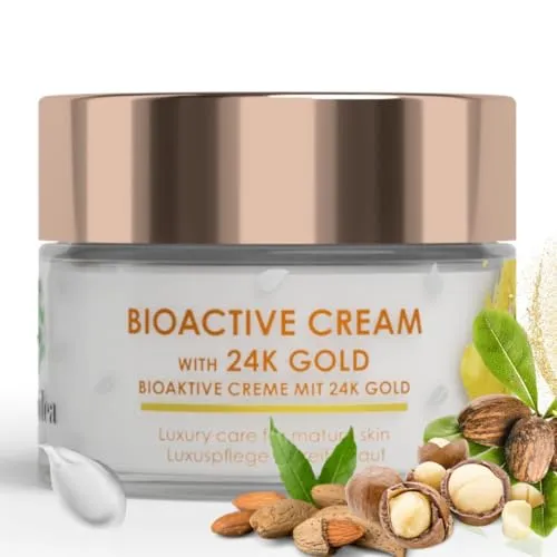  Bioaktiv-Creme mit 24 Karat Gold Luxuspflege für reife H