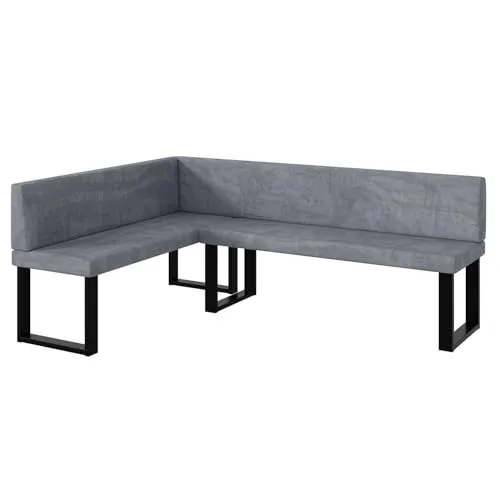 MEBLINI Eckbank für Esszimmer in grau von MEBLINI