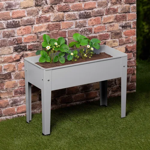 Garden Hero Hochbeet Grau 60x45x27 cm von Hi