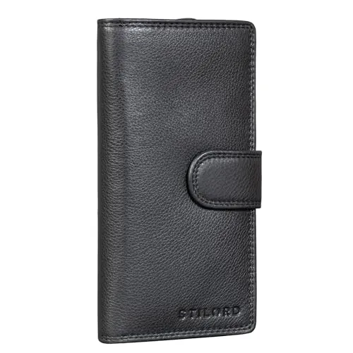 STILORD 'Jewel' Leder Geldbörse Damen - Damen-Geldbörsen mit XXL Stauraum für 16 Karten, Ausweise und mehr. Aus hochwertigem, naturbelassenem Echtleder für zeitlose Eleganz und Langlebigkeit.