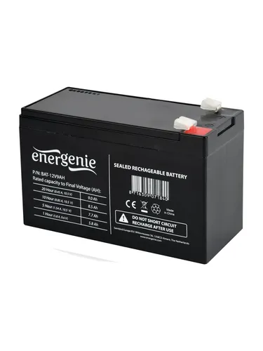 GEMBIRD 12V/9AH Wiederaufladbare Batterie von Gembird