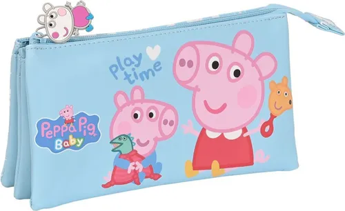 Safta Peppa Pig Mäppchen Blau Mann Blau One Size