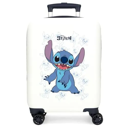 Disney Unisex Kinder Happy Stitch Gepäck in weiß von Disney