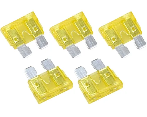 5x AIV ATC Flach-Sicherung 20A Kfz NFZ Flachstecksicherung Auto-Sicherung ATO