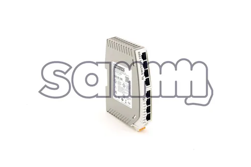 Phoenix Contact PHOENIX C. Industrial Ethernet Switch FL SWITCH 1008N - Schmaler Ethernet Switch mit 8 RJ45-Ports, automatischer Geschwindigkeitserkennung und Autocrossing-Funktion - ideal für industrielle Anwendungen.